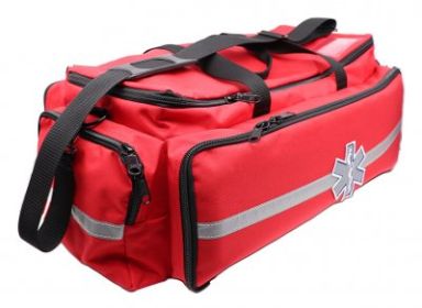 Lg Ems Duffle W/ Star - Red
