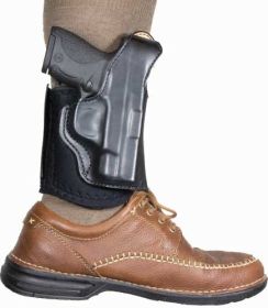 Desantis Diehard Ankle Holster (Option: Rh Leather M&P Shld 9/40 Blac!)