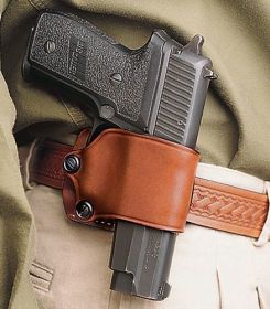 Desantis Yaqui Slide Holster (Option: Rh Leather Large Sa Autos Tan)