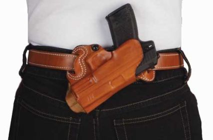 Desantis Small Of Back Holster (Option: Rh Owb Leather Sig P220/226 Tn)