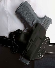 Desantis Mini Slide Holster (Option: Owb Rh Leather Sig P365 Black)