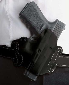 Desantis Mini Slide Holster (Option: Owb Rh Lther M&P Shld 9/40 Blk)