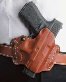 Desantis Mini Slide Holster (Option: Owb Rh Lther M&P Shld 9/40 Tan)