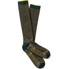 Lacrosse Men's Merino Midweight Socks (Option: Over Calf Green Large)