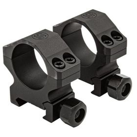 Sig Sauer Alpha1 Hunting Aluminum Scope Rings (Option: Matte Black 1 in. Medium)