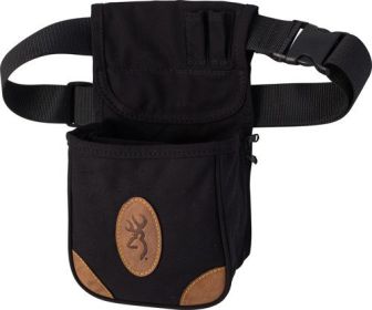 Browning Lona Canvas Shell (Option: Pouch W/Belt Black/Brown)