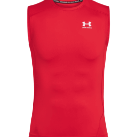 HeatGear Armour Sleeveless (Color: Red, size: 3X-Large)