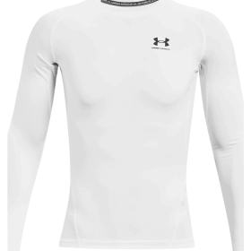 HeatGear Armour Long Sleeve (Color: White, size: 2X-Large)