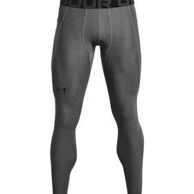 HeatGear Armour Leggings (Color: Carbon Heather, size: large)