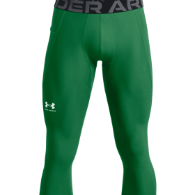 HeatGear Armour 3/4 Leggings (Color: Team Kelly Green, size: X-Large)