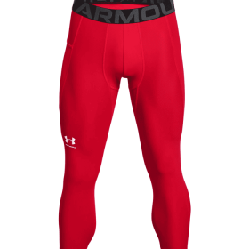 HeatGear Armour 3/4 Leggings (Color: Red, size: X-Large)