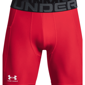 HeatGear Armour Compression Shorts (Color: Red, size: 3X-Large)