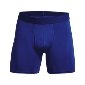 UA Tech Mesh 6'' Boxerjock - 2-Pack (Color: Bauhaus Blue, size: small)