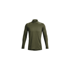 ColdGear Fitted Mock (Length: Regular, Color: Marine OD Green / Black, size: medium)