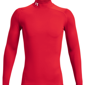 ColdGear Compression Mock (Color: Red, size: X-Large)