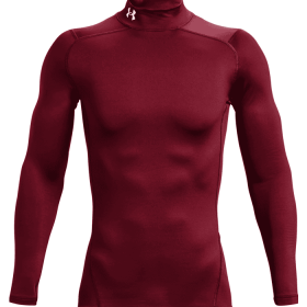 ColdGear Compression Mock (Color: Cardinal, size: medium)