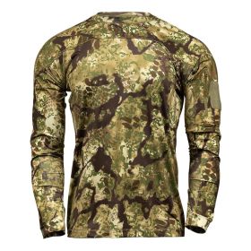 Kryptek Valhalla Long Sleeve Crew Shirt (Option: Obskura Transitional Large)