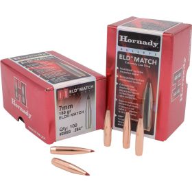 Hornady ELD Match Bullets (Option: 7mm .284 180 gr. ELD Match 100 Box)