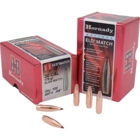 Hornady ELD Match Bullets (Option: 30 Cal. .308 178 gr. ELD Match 100 Box)