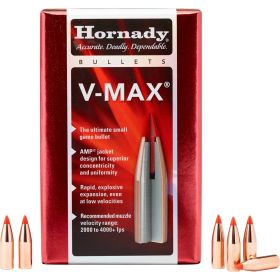 Hornady V-Max Bullets (Option: 22 Cal. .224 55 gr. V-Max 100 Box)