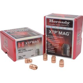 Hornady Traditional Pistol Bullets (Option: 45 Cal. .452 240 gr. XTP Mag. 100 box)
