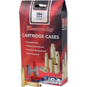 Hornady Rifle Cartridge Cases (Option: 204 Ruger Unprimed 50 pk.)