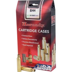 Hornady Rifle Cartridge Cases (Option: 6mm Rem. Unprimed 50 pk.)
