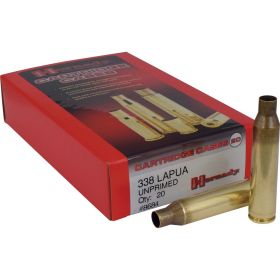 Hornady Rifle Cartridge Cases (Option: 338 Lapua Mag. Unprimed 20 pk.)