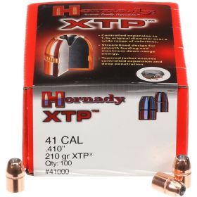 Hornady Traditional Pistol Bullets (Option: 41 cal. .410 210 gr. XTP 100 box)