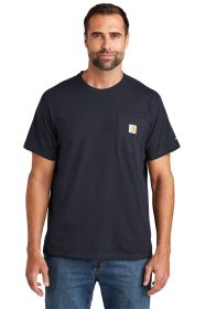 Carhartt Force® Short Sleeve Pocket T-Shirt CT104616 (Color: Navy, size: L)