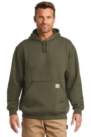 Carhartt® Tall Midweight Hooded Sweatshirt CTTK121 (Color: Moss, size: 2XLT)