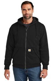 Carhartt® Midweight Thermal-Lined Full-Zip Sweatshirt CT104078 (Color: Black, size: L)