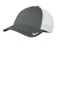 Nike Stretch-to-Fit Mesh Back Cap NKFB6448 (Color: Anthracite/ White, size: L/XL)