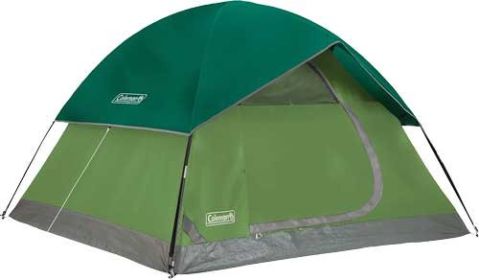 Coleman Sundome Tent 9' X 7' (Option: 4 Person Spruce Green!)