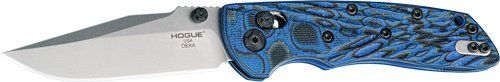 Hogue Deka 3.25" Able Lck Fldr (Option: Clip Point G-Mascus Blue Lava)