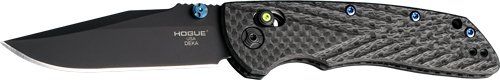 Hogue Deka Able Lock Fldr 3.25 (Option: Clip Point Carbon Fiber Green)