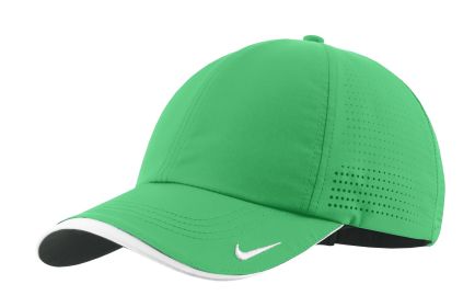 Nike Dri-FIT Swoosh Perforated Cap. 429467 (Color: Lucky Green, size: OSFA)