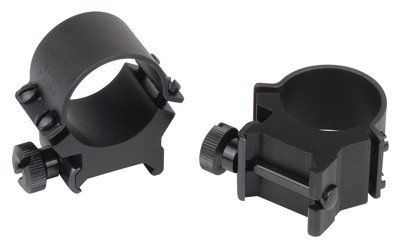 Weaver Rings Detachable Top (Option: Mount Sure-Grip 1" High Black)