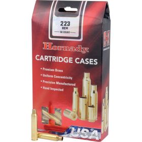 Hornady Unprimed Brass (Option: 223 Rem. 50 pk.)