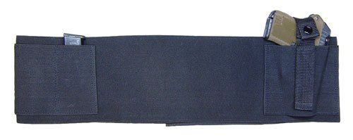 Psp Concealed Carry Belly-Band (Option: Waist 36 To 44" Rh/Lh Black)