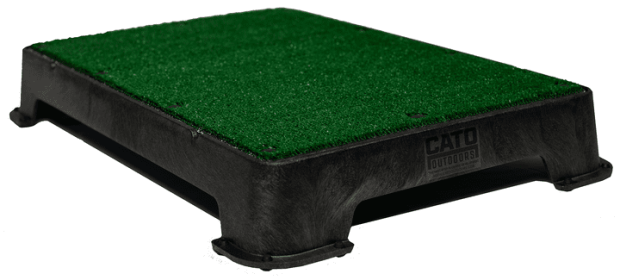 Cato Board Dog Training Platform (Surface Material: Turf, Color: Black)