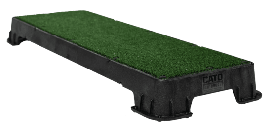 Cato Plank XL Platform (Surface Material: Turf, Color: Black)