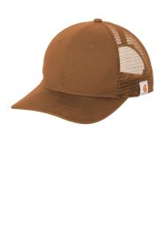 Carhartt® Canvas Mesh Back Cap CT105298 (Color: Carhartt Brown, size: OSFA)