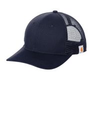 Carhartt® Canvas Mesh Back Cap CT105298 (Color: Navy, size: OSFA)