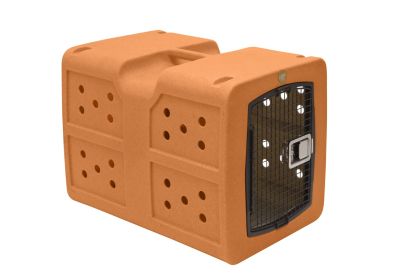Dakota 283 G3 Framed Door Kennel (Color: Orange, size: large)