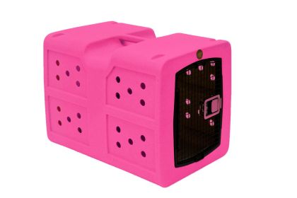 Dakota 283 G3 Framed Door Kennel (Color: Pink, size: large)