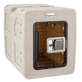 Dakota 283 G3 Framed Door Kennel (Color: Sandstone, size: small)