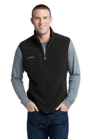 Eddie Bauer® - Fleece Vest. EB204 (Color: Black, size: XS)