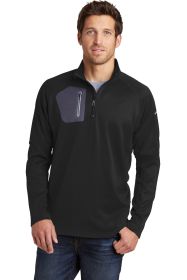 Eddie Bauer® 1/2-Zip Performance Fleece. EB234 (Color: Black, size: XS)