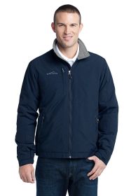 Eddie Bauer® - Fleece-Lined Jacket. EB520 (Color: River Blue Navy, size: XS)